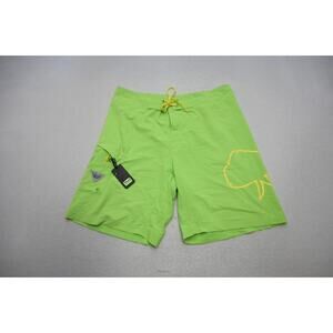 Columbia PFG Board Shorts Omni-Shade Fishing Shorts Green 9" INS Mens Sz 34